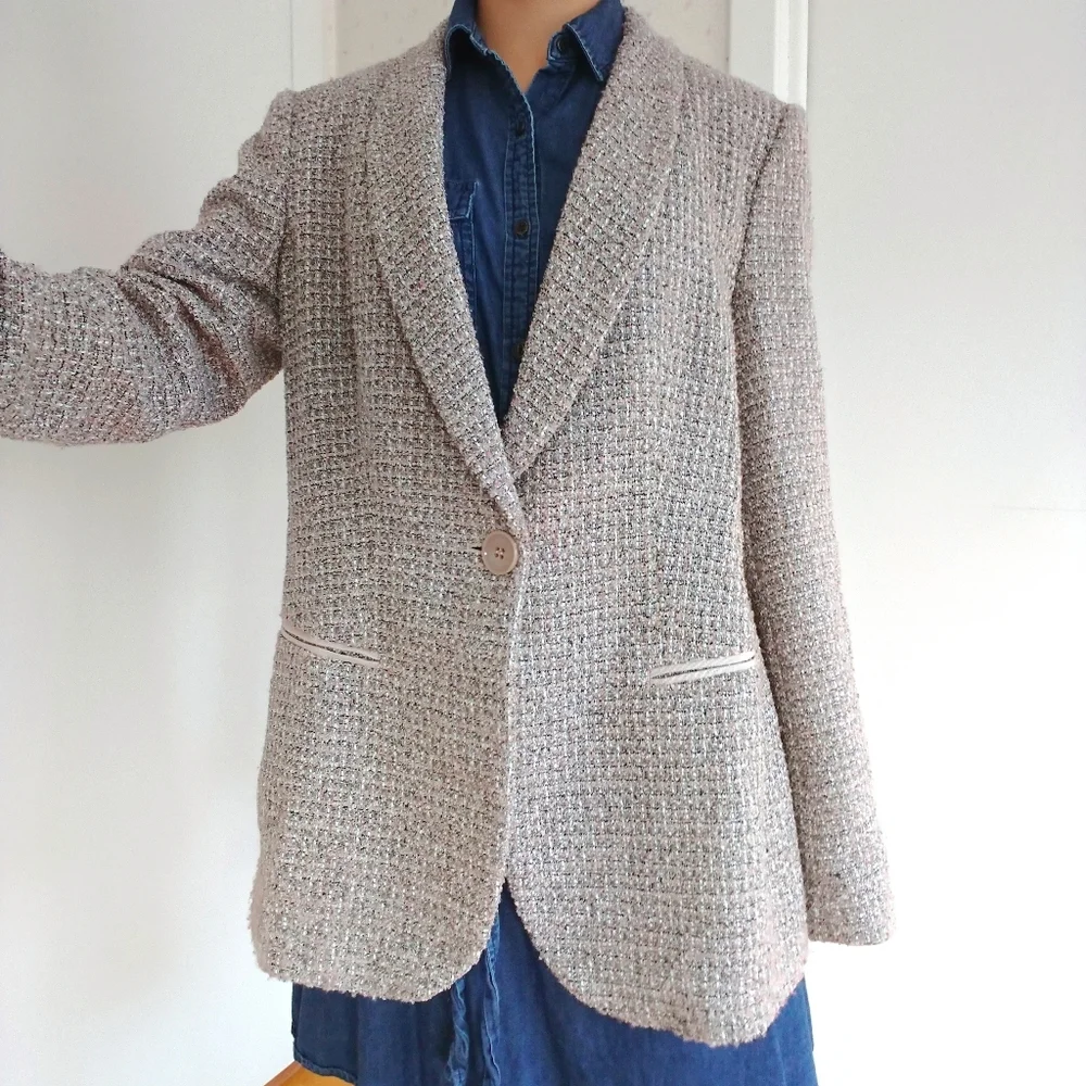 💖HOST PICK💖 Armani Collezioni multicolour tweed blazer - Picture 4 of 5